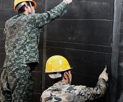 溴丁基橡胶内衬 烟气脱硫衬里 橡胶内衬 橡胶防腐施工 手动衬胶