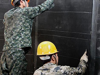 溴丁基橡胶内衬 烟气脱硫衬里 橡胶内衬 橡胶防腐施工 手动衬胶